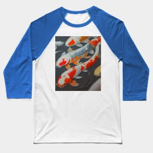 The Art of Koi Fish: A Visual Feast for Your Eyes 18 Baseball T-Shirt